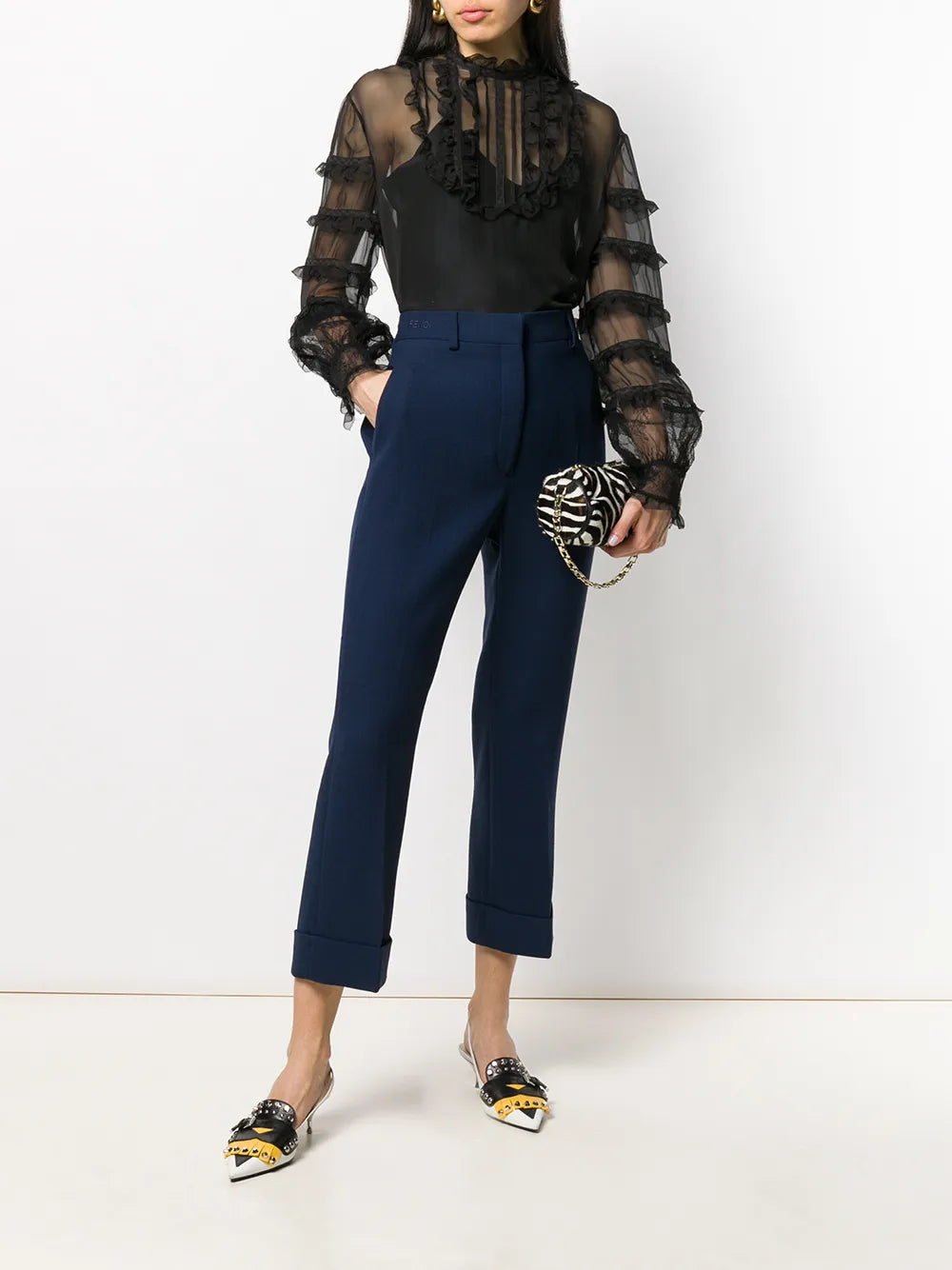 Valentino Garavani Sheer Organza Blouse