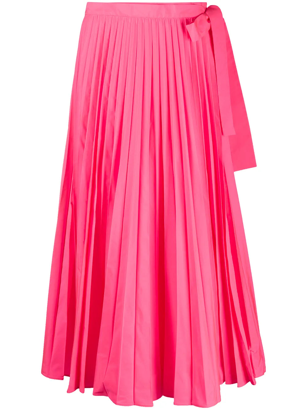 Valentino Garavani Tied-Waist Pleated Skirt