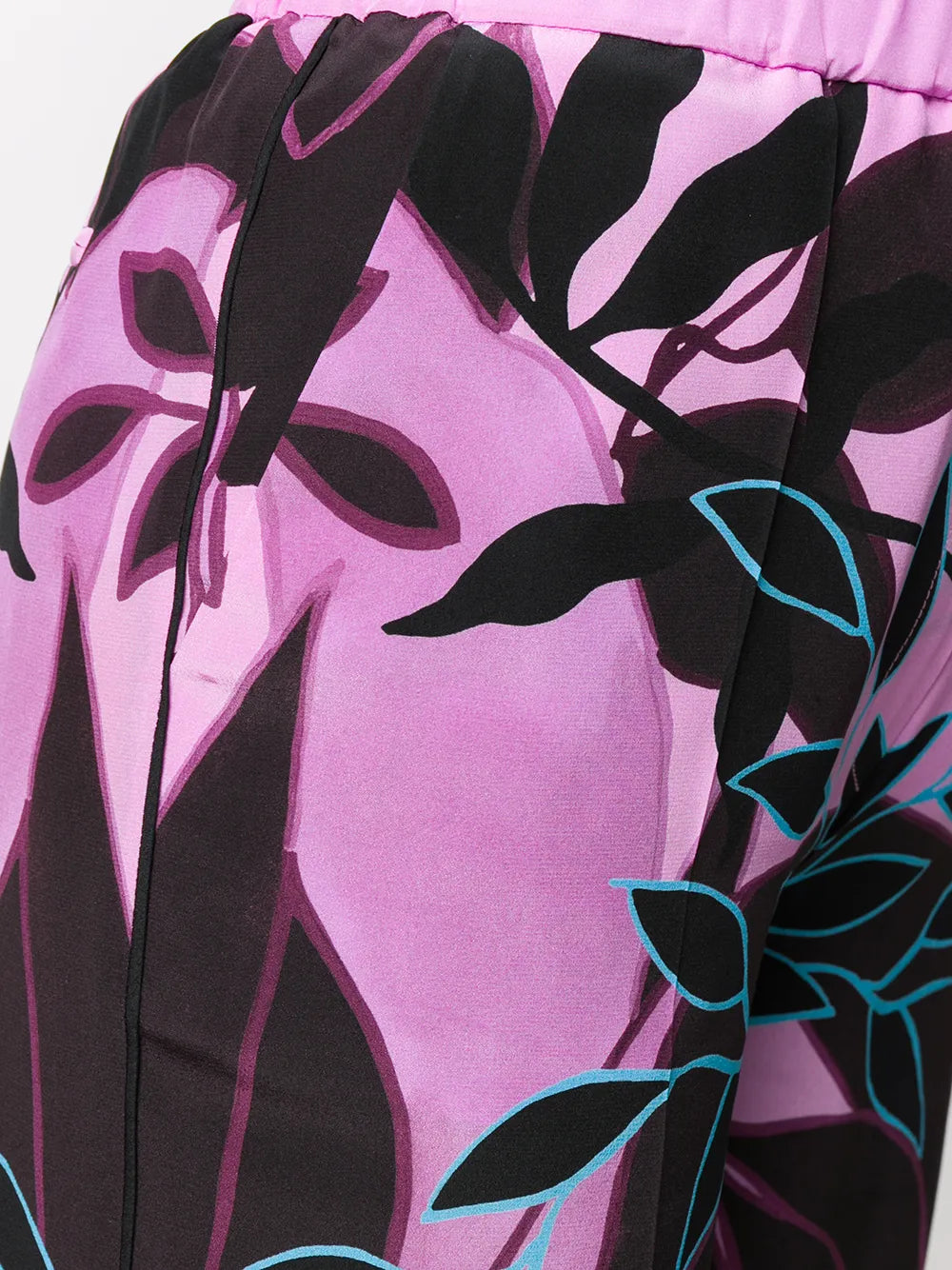 Valentino Garavani Mirrored Orchid Print Culottes
