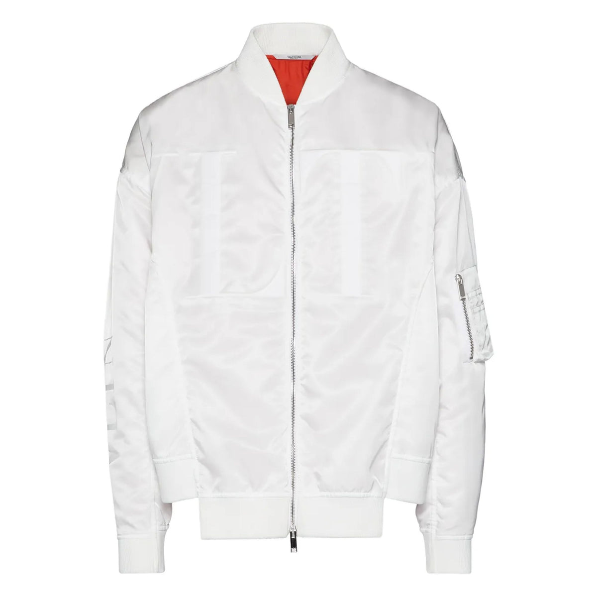 Valentino Garavani Panelled Zip-Front Bomber Jacket