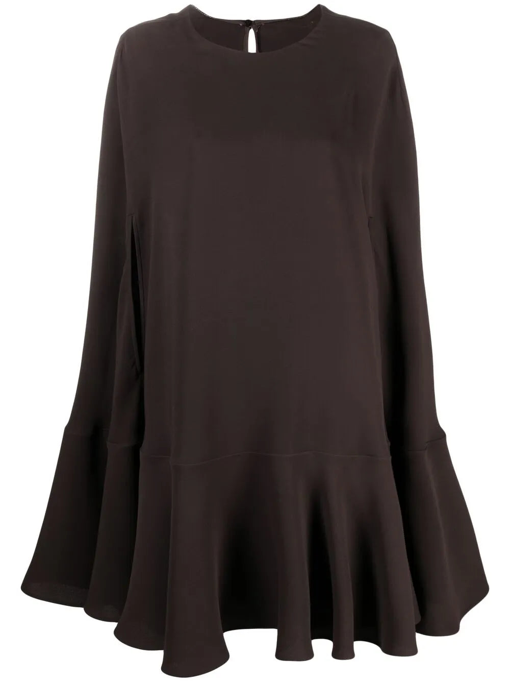 Valentino Garavani Silk Cape Dress