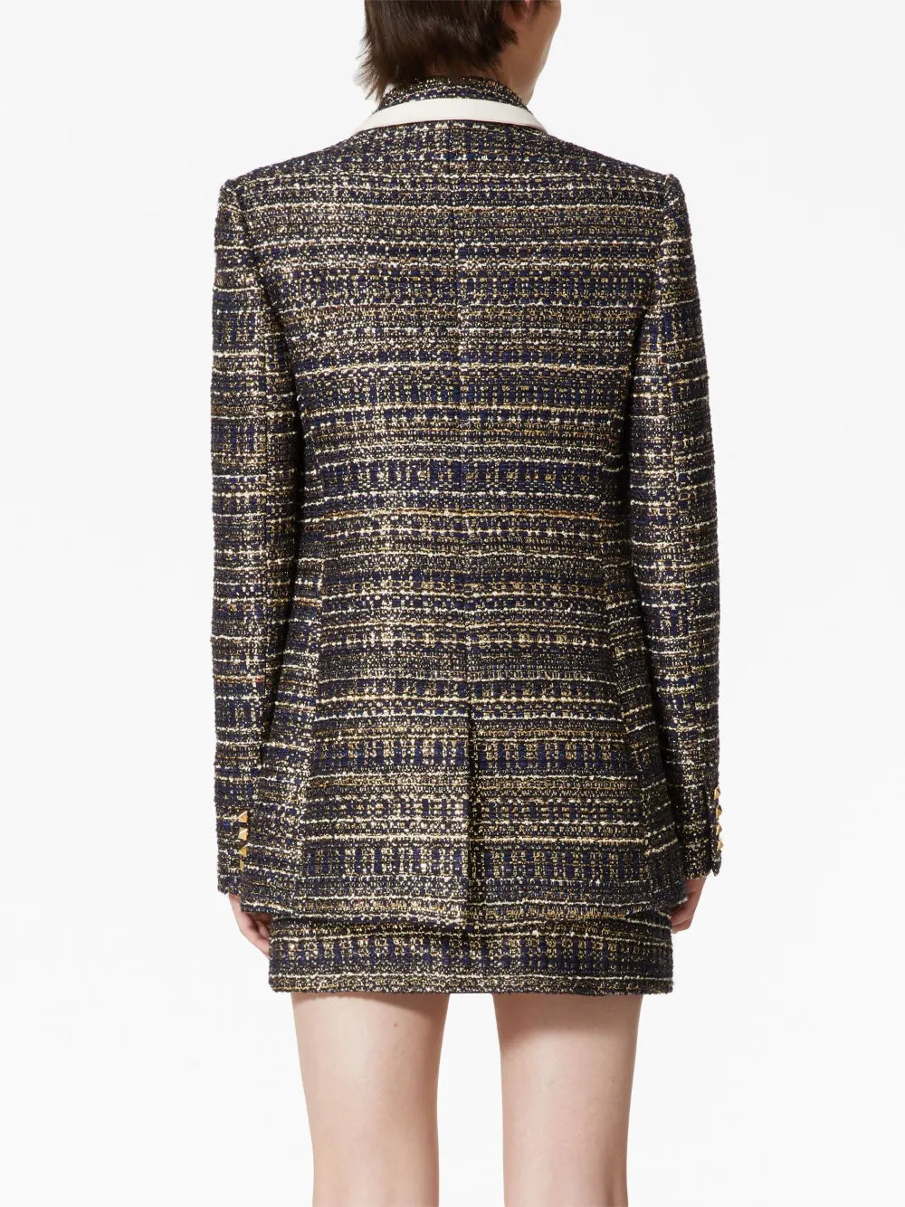 Valentino Garavani Tweed Party Single-Breasted Blazer