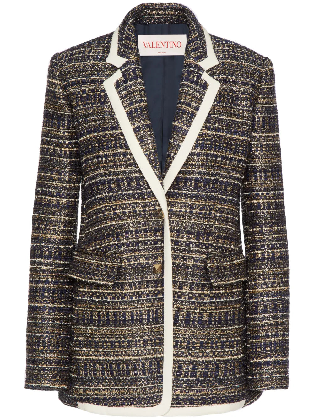 Valentino Garavani Tweed Party Single-Breasted Blazer