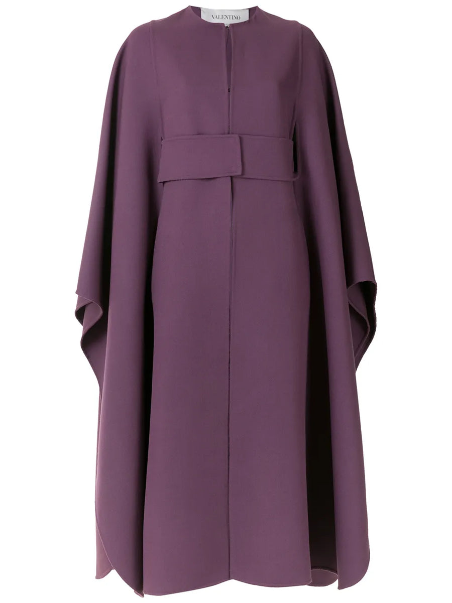 Valentino Draped Mid-Length Cape