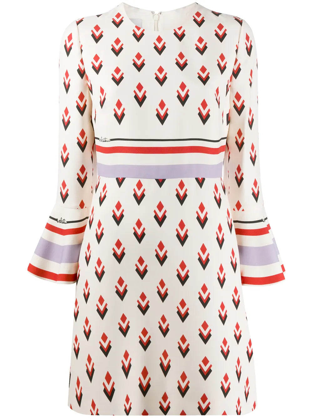 Valentino Garavani Geometric-Print Dress