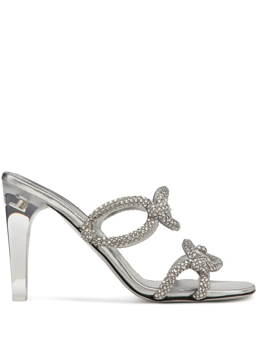 Valentino Garavani 100Mm Chain 1967 Sandals