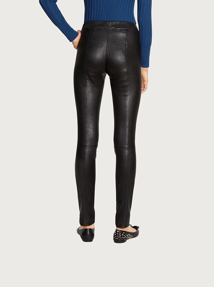 Ferragamo Leather-Trousers