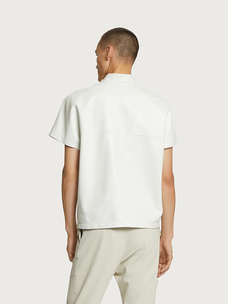 Ferragamo Leather-Blouson