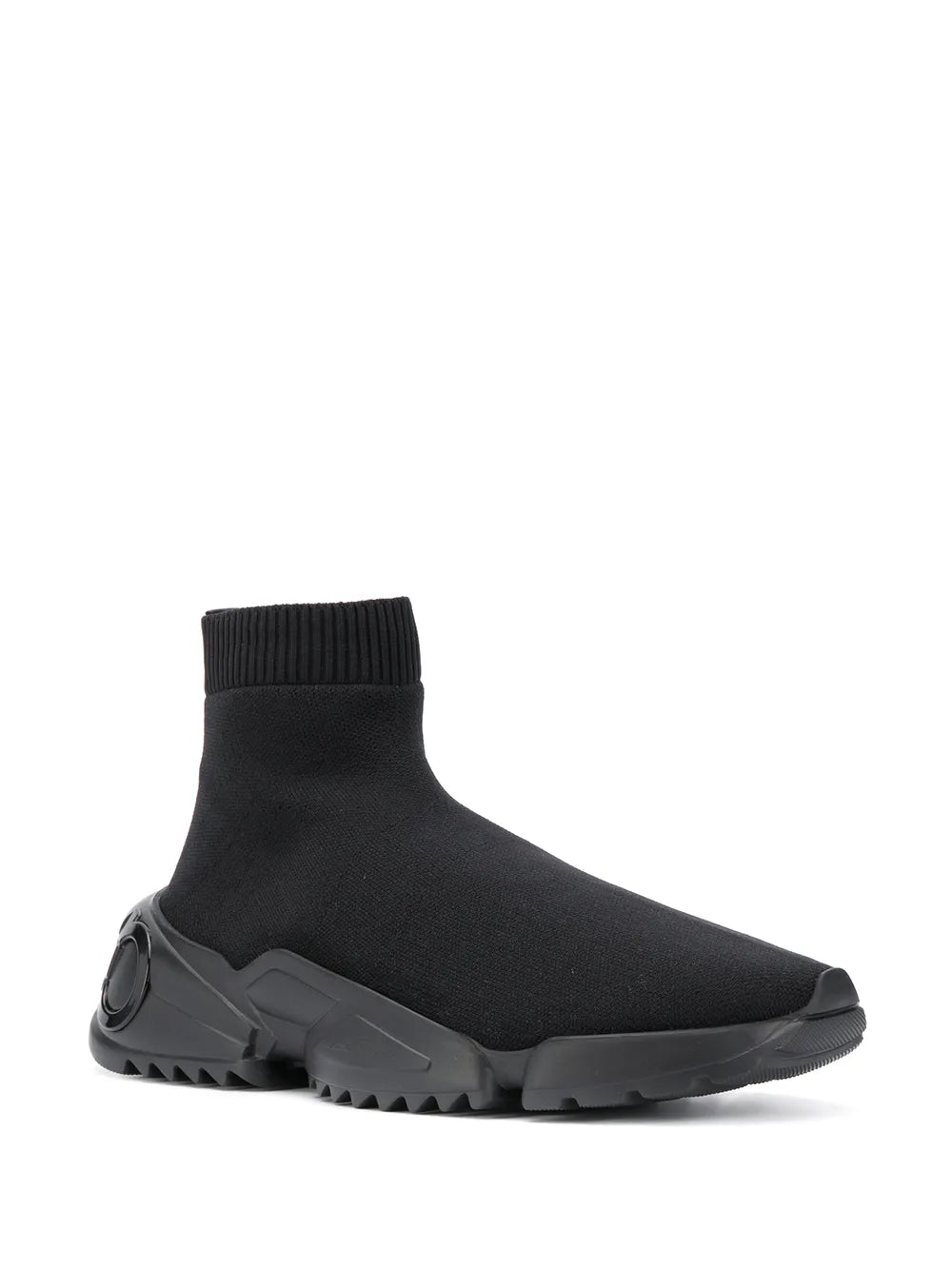 Ferragamo Stretch-Knit Sneakers