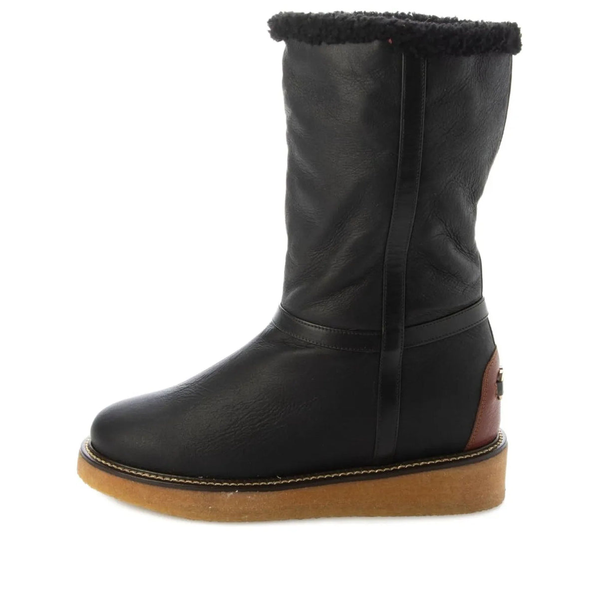 Ferragamo Shearling-Trim Boots