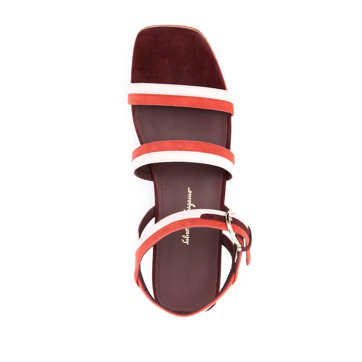 Ferragamo 75Mm Mysen Wedge Sandals