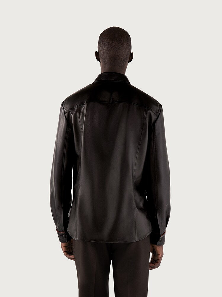 Ferragamo Leather-Jacket