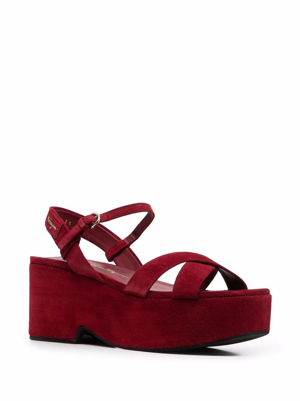 Ferragamo Strappy Platform Block-Heel Sandals