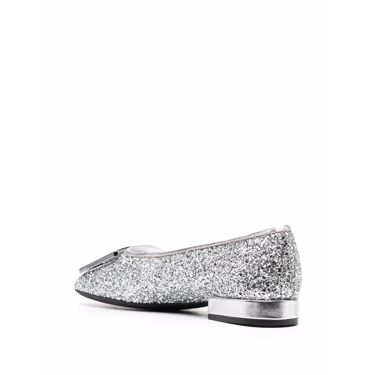 Ferragamo Logo-Plaque Ballerina Shoes