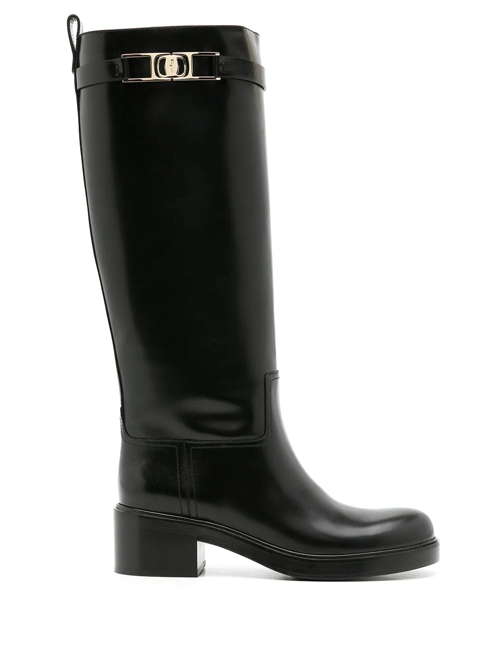Ferragamo Gancini 55Mm Knee Boots
