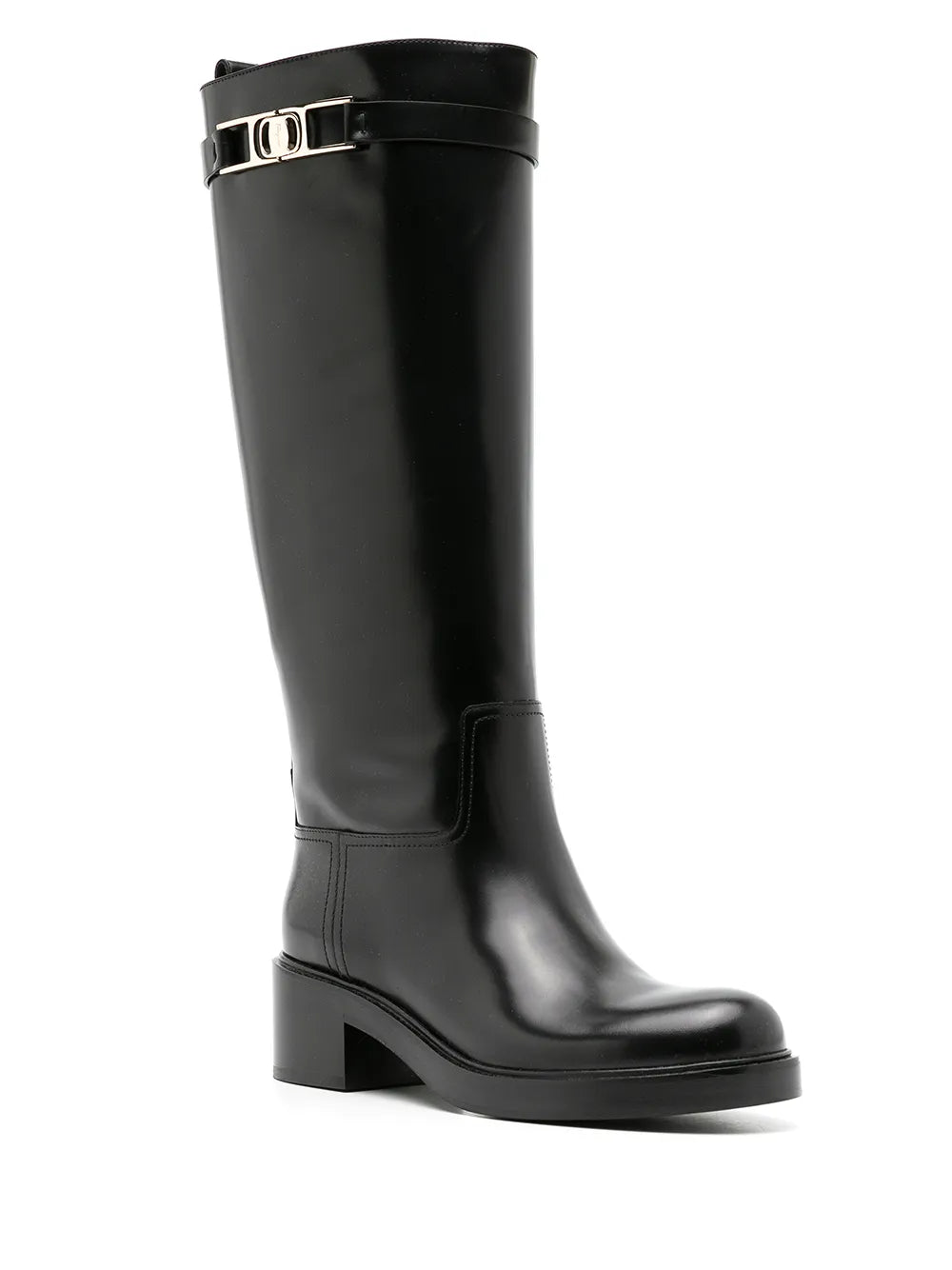 Ferragamo Gancini 55Mm Knee Boots