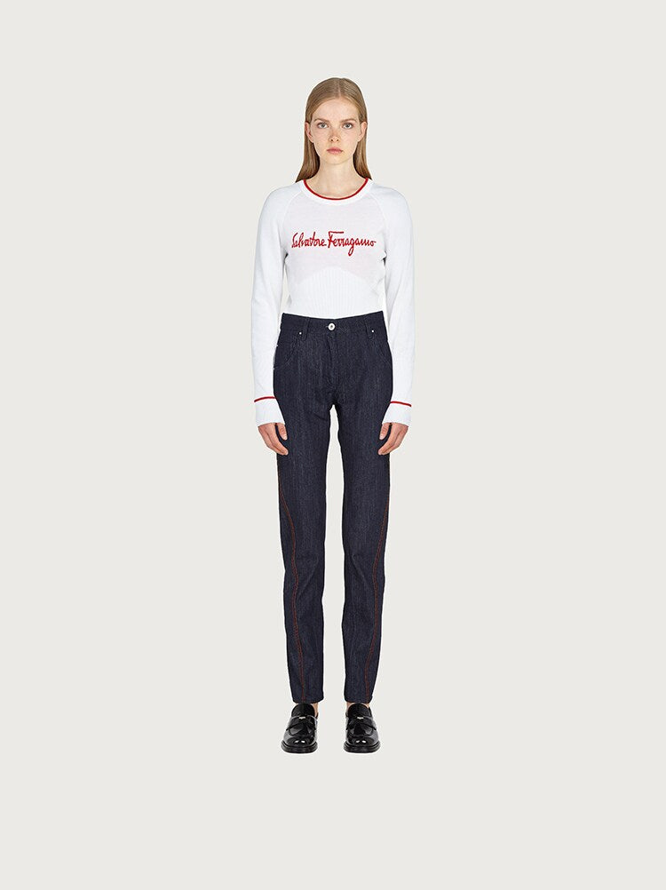 Ferragamo 5 Pocket Trousers