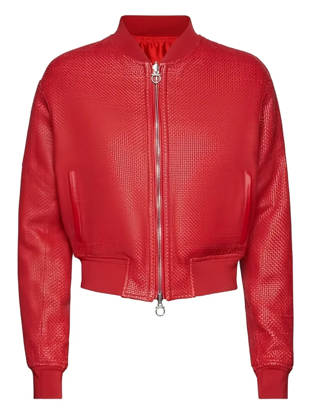 Ferragamo Leather-Long Jachet