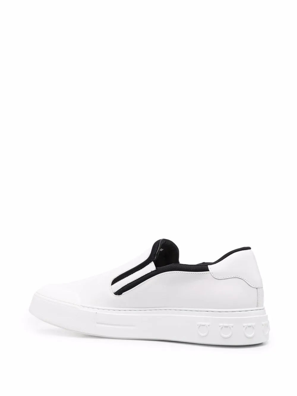 Ferragamo Gancini Slip-On Sneakers