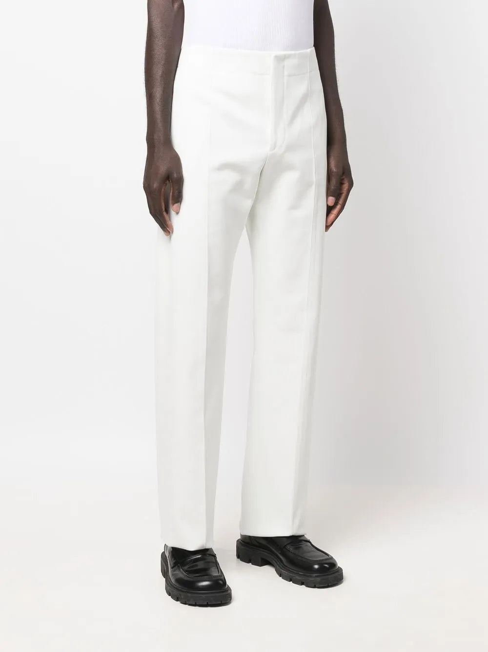 Ferragamo High-Waisted Straight-Leg Trousers