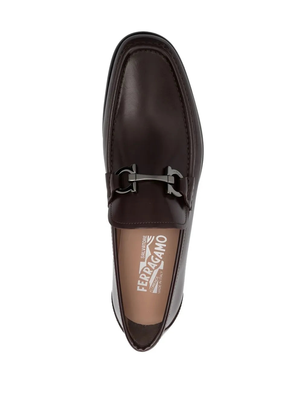 Ferragamo Grandioso Gancini-Buckle Loafers