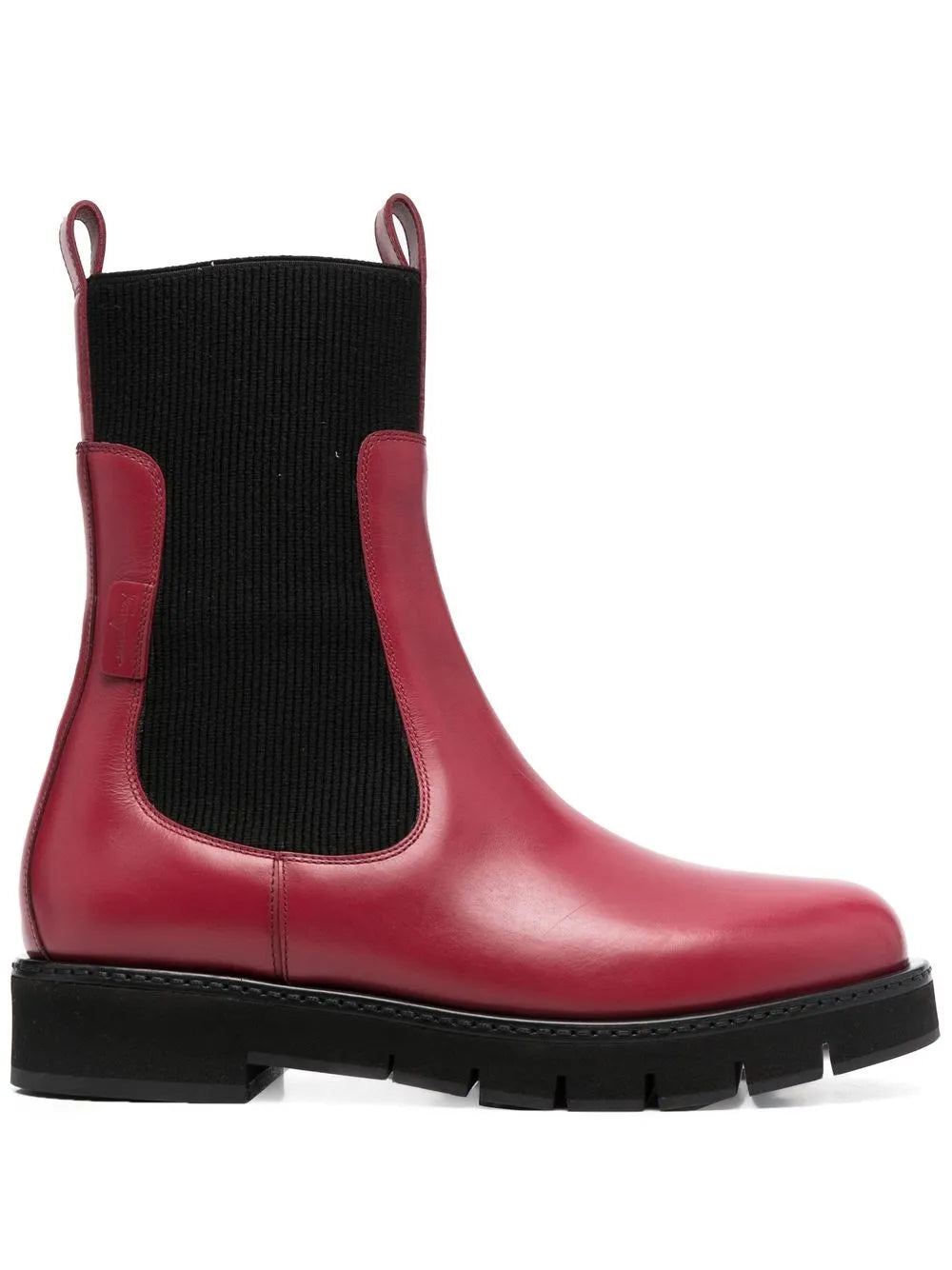 Ferragamo Ribbed 40Mm Chelsea Boots