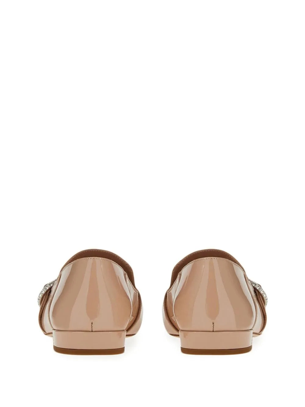 Ferragamo Vara Patent-Leather Chain-Loafers