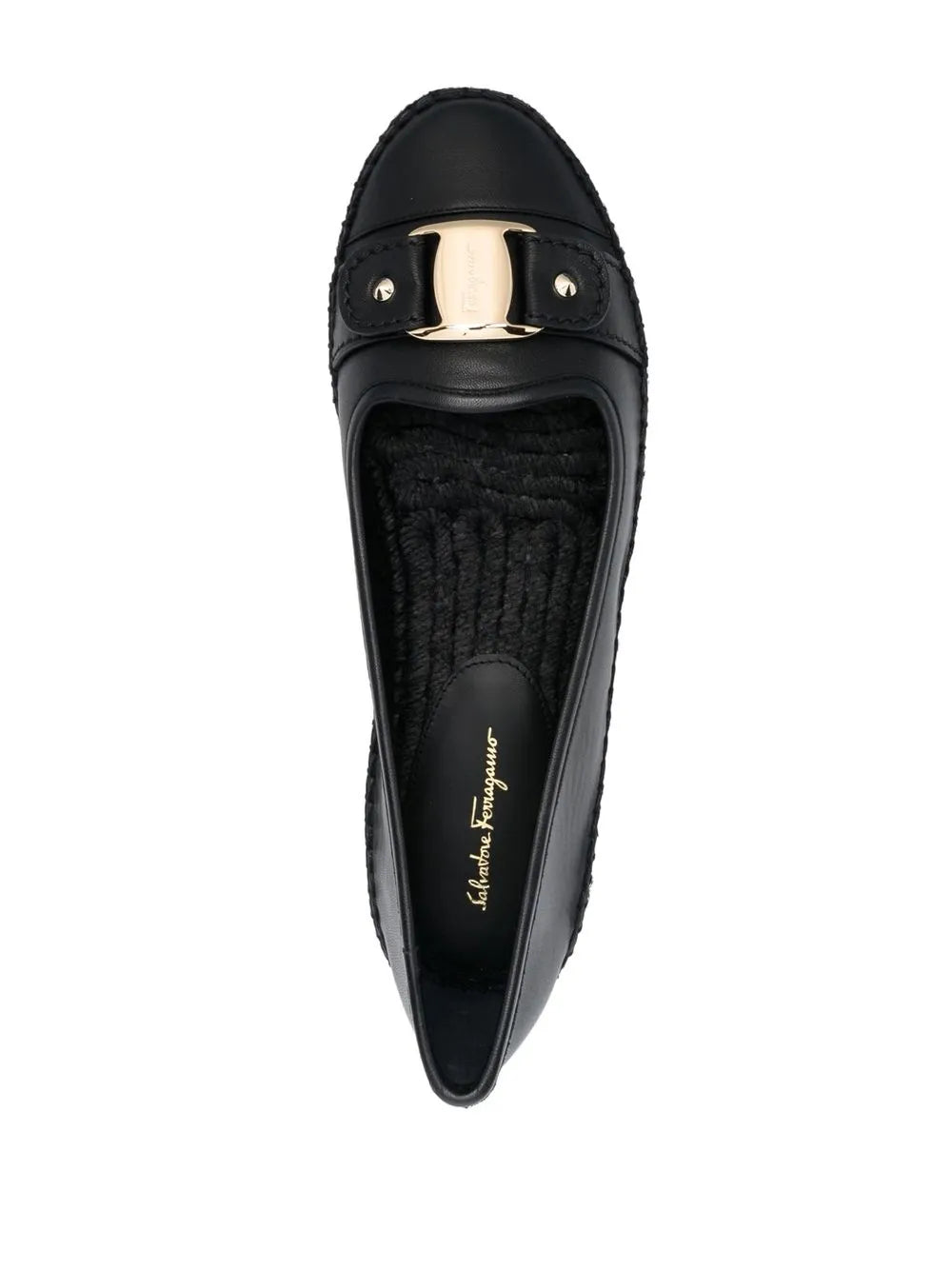 Ferragamo Vara Buckle-Detail Espadrilles