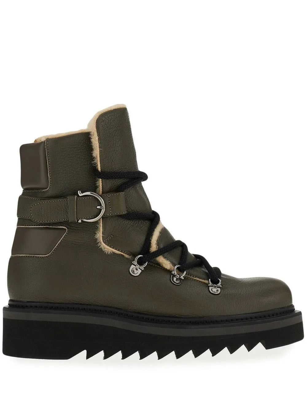 Ferragamo Lace-Up Hiking Boots