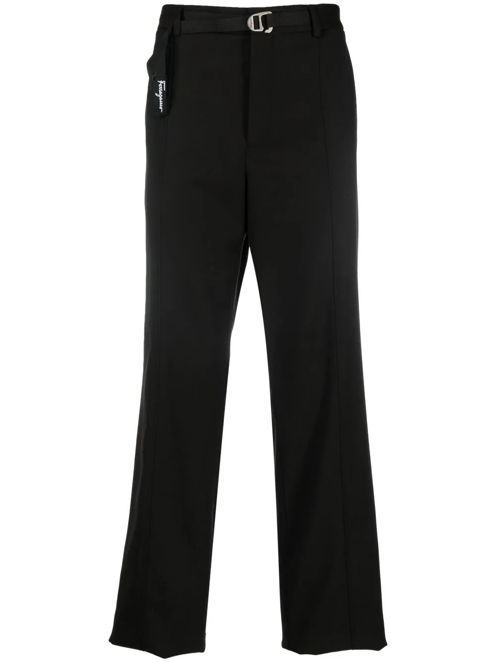 Ferragamo Straight-Leg Belted Trousers