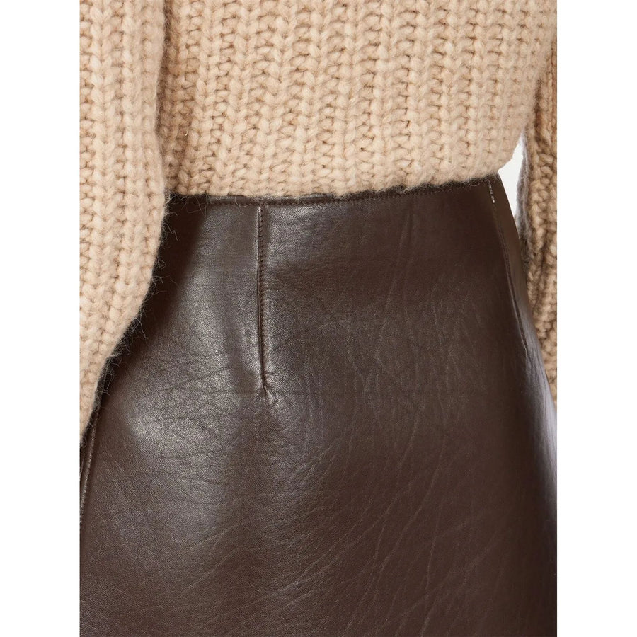 Ferragamo Leather-Skirt