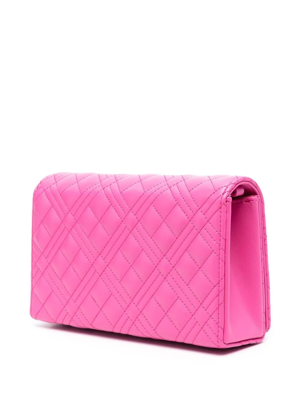 Love MOSCHINO BORSA QUILTED PU FUXIA