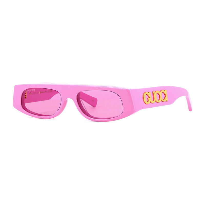 Gucci Sunglasses Geometric Full Rim, Pink Frame and Pink Lens GG1771S008