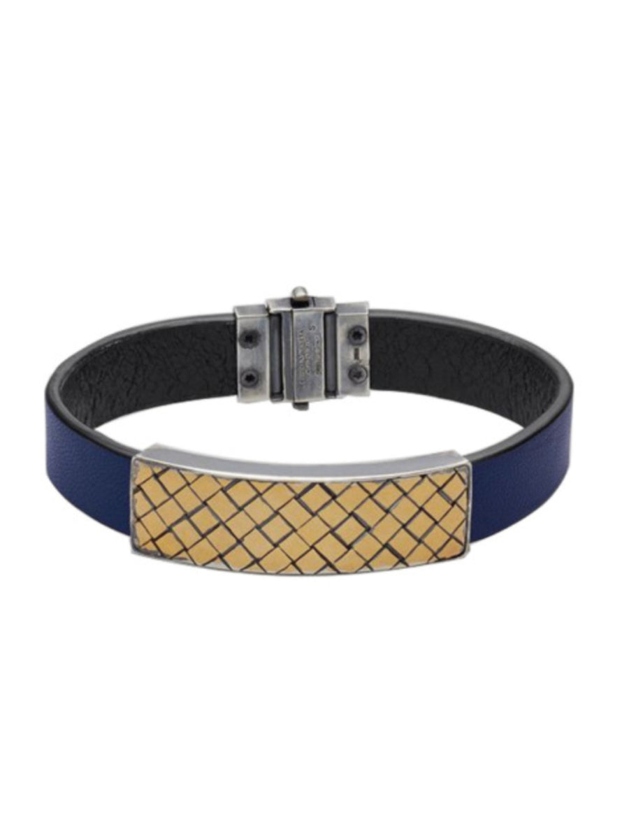 Bottega Veneta Starry Leather Bracelet