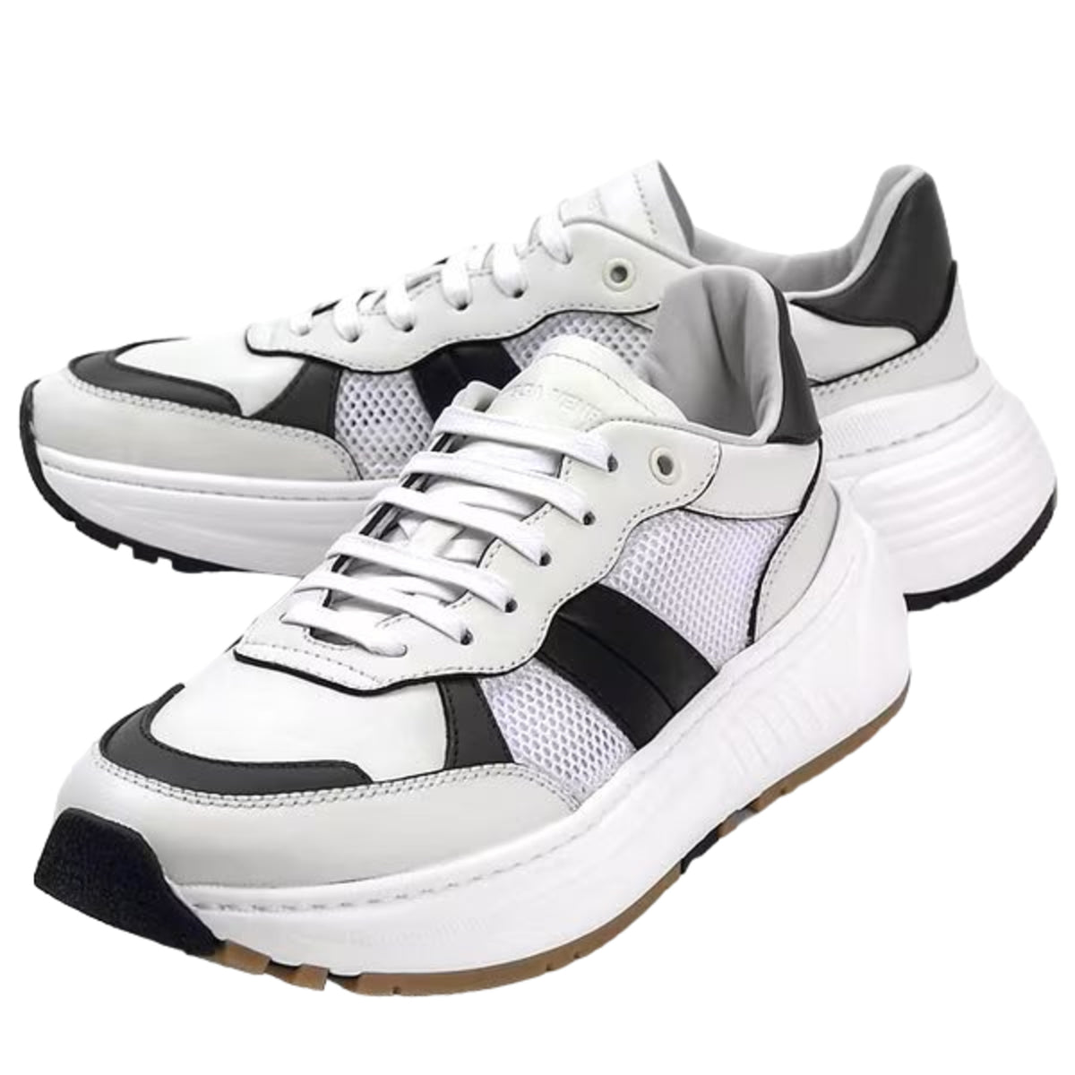 Bottega Veneta Speedster Athletic Sneakers White/Black
