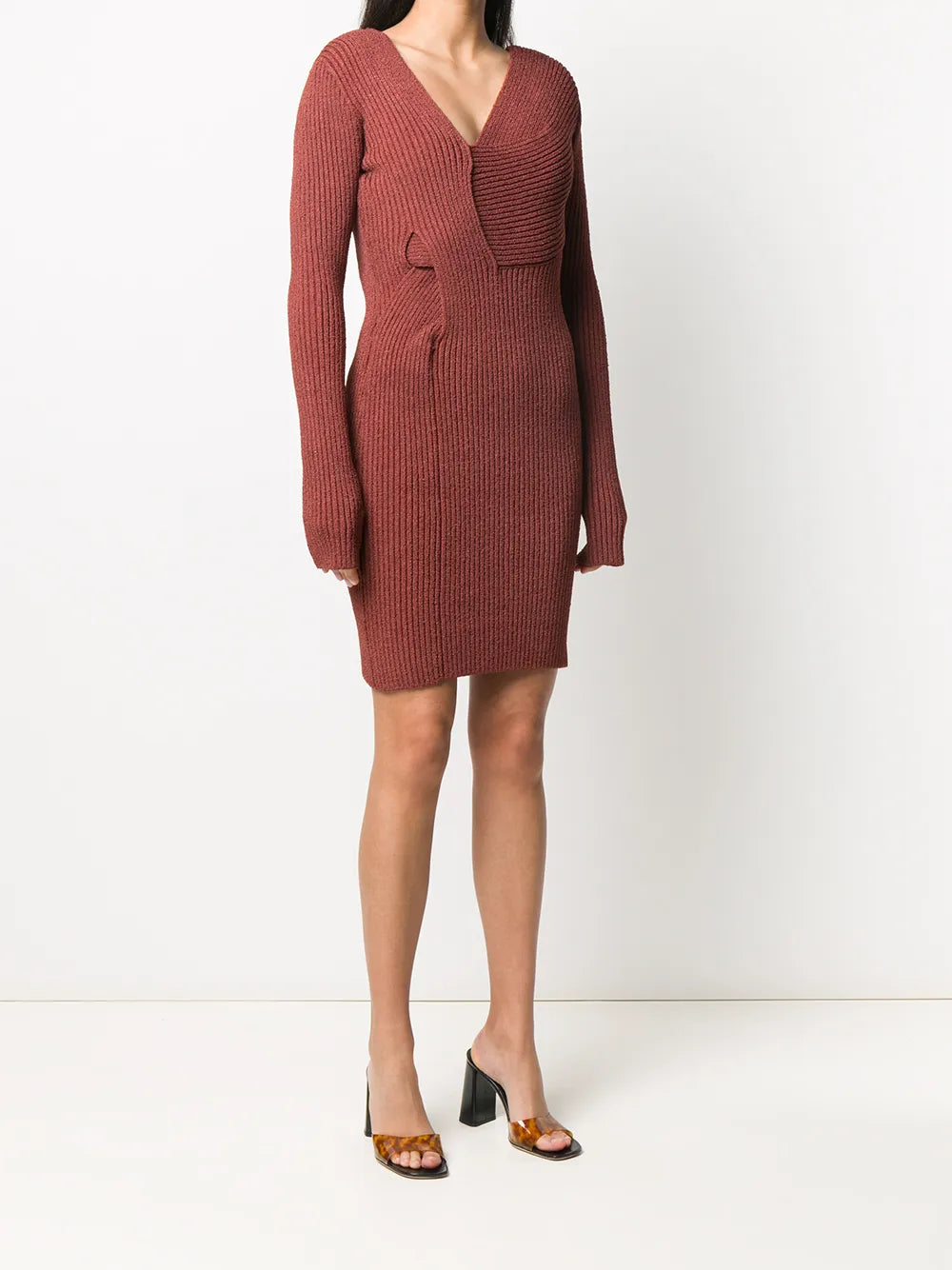 Bottega Veneta Cut-Out Knitted Dress