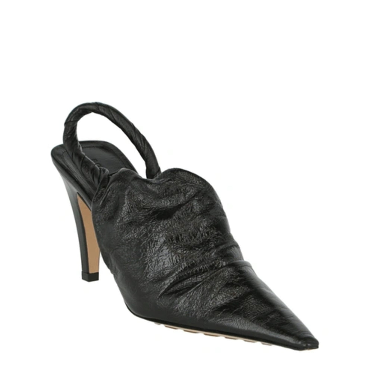 Bottega Veneta Bv Point Leather Pumps