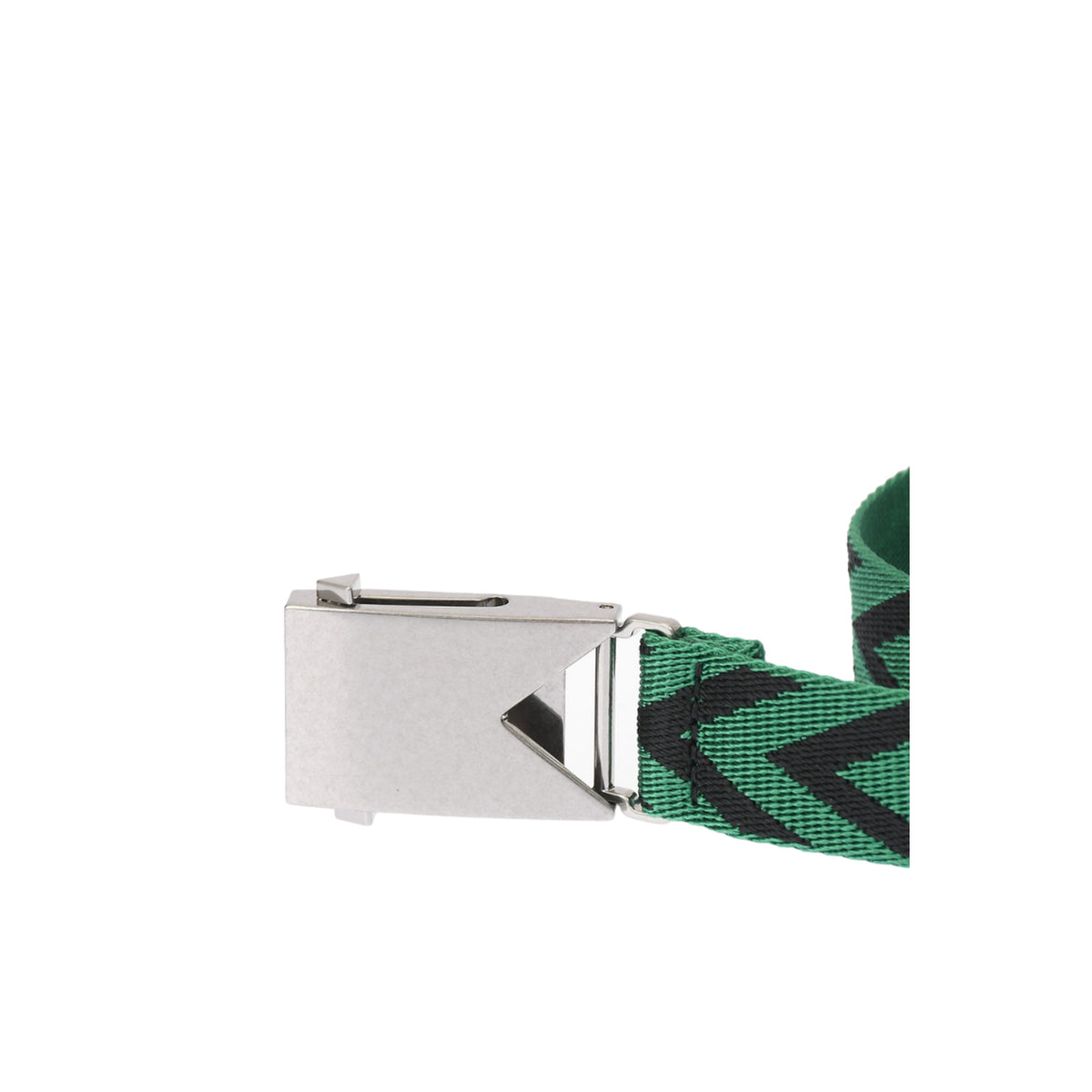 Bottega Veneta Polyester Belt in Green/Black