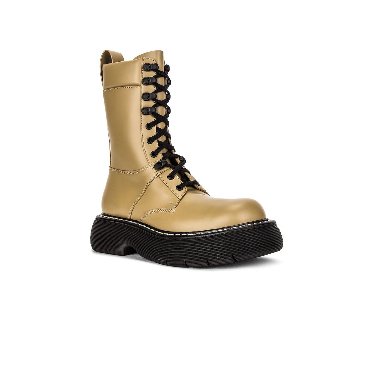 Bottega Veneta Bounce Lace-Up Combat Boots
