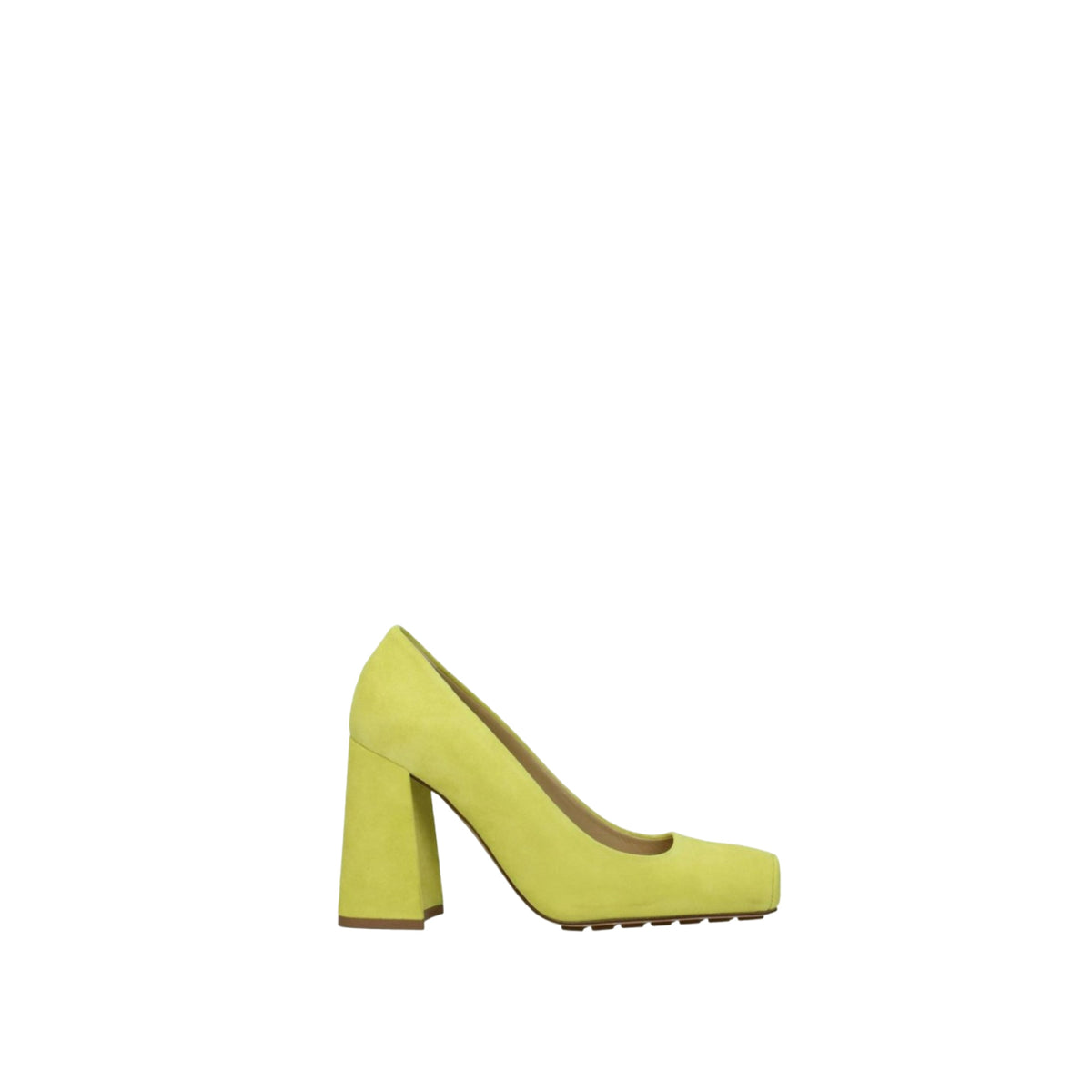 Bottega Veneta Square-Toe Block-Heel Pumps