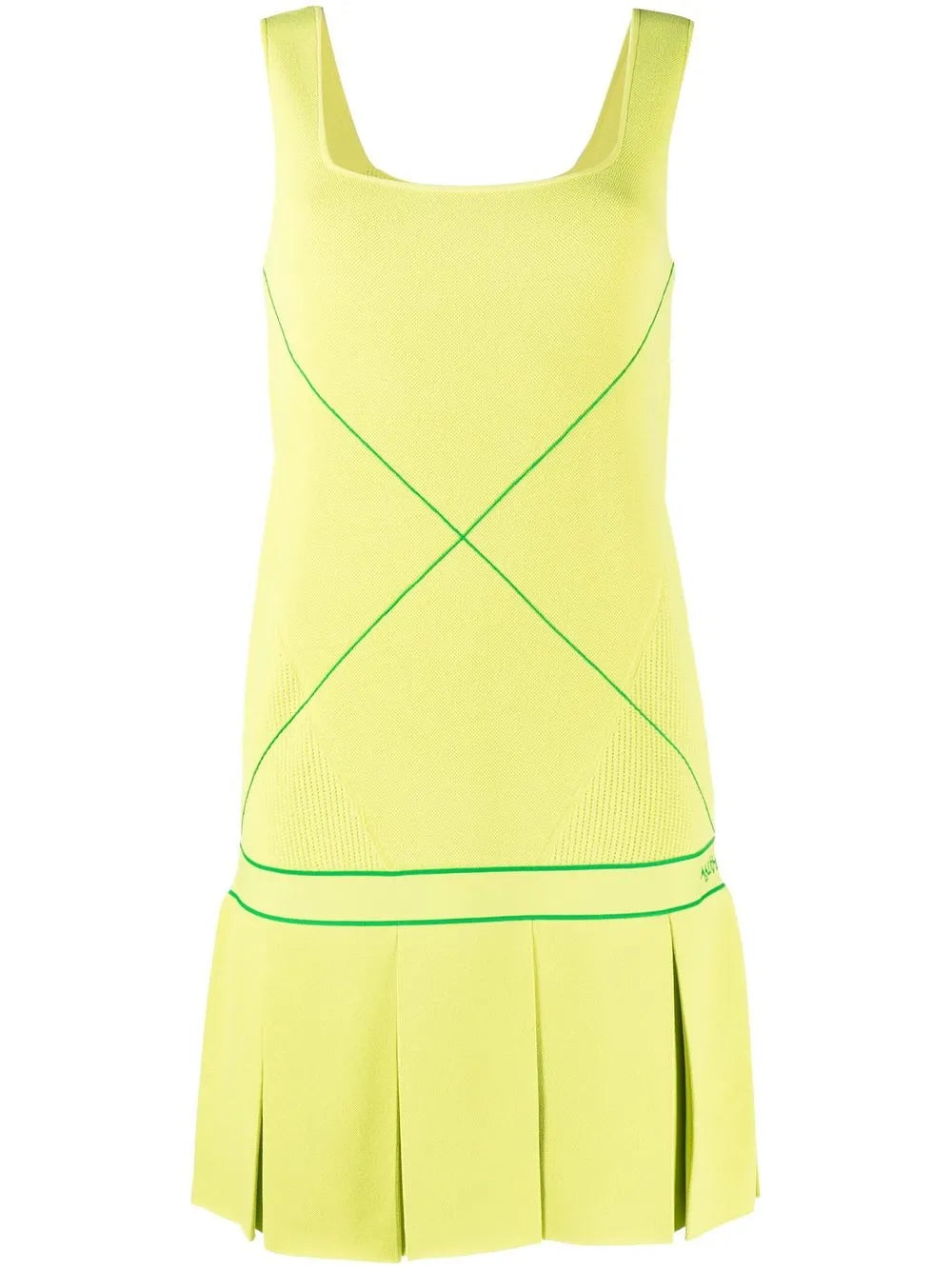 Bottega Veneta Sleeveless Drop-Waist Tennis Dress