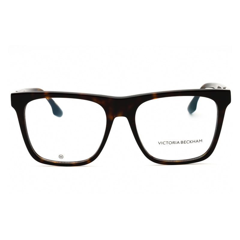 Victoria Beckham Eyeglasses Square Full Rim, Dark Havana Frame and Clear Demo Lenses Lens VB2679334