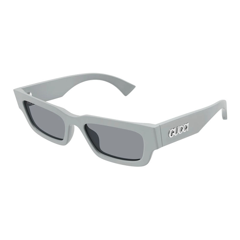 Gucci Sunglasses Cat Eye Full Rim, Grey Frame and Smoke Lens GG1838S003