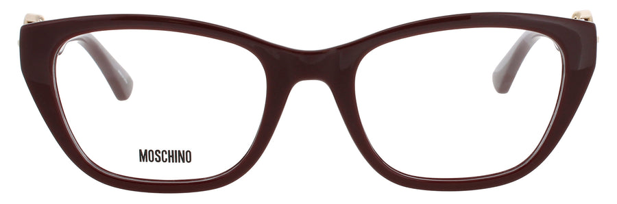Moschino Optical Glasses Burgundy