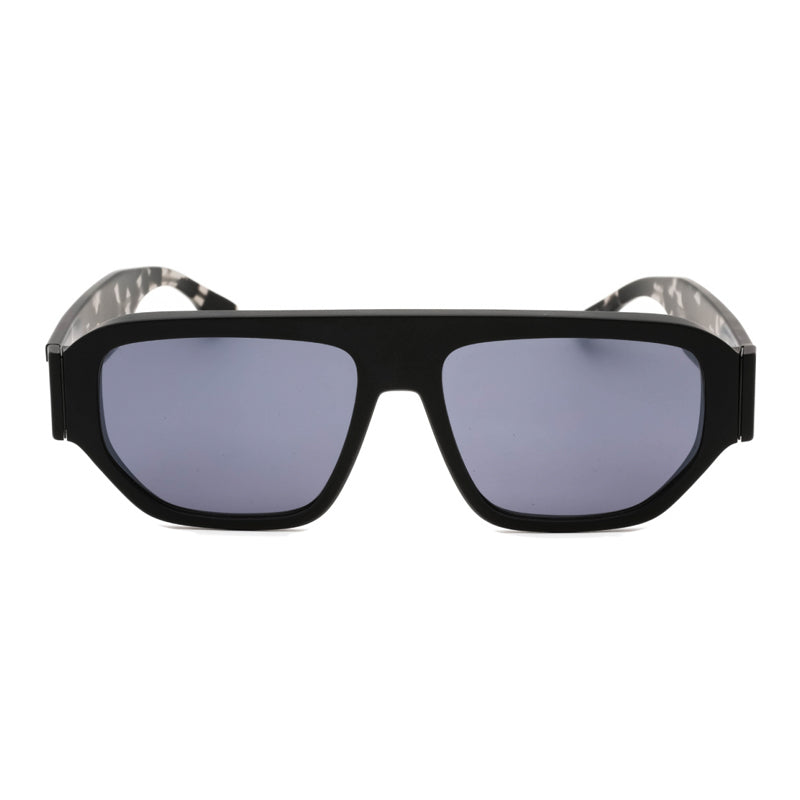 Ic! Berlin Sunglasses Aviator Full Rim, EcoBlack Matte Frame and Grey Lens SAMA0682790