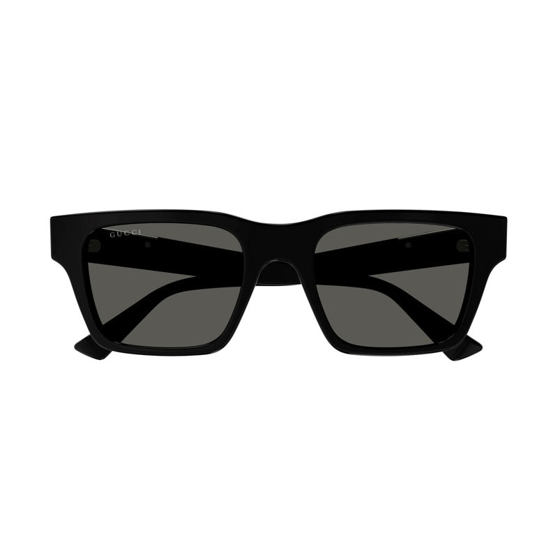 Gucci Sunglasses Square Full Rim, Black Frame and Grey Lens GG1889S001