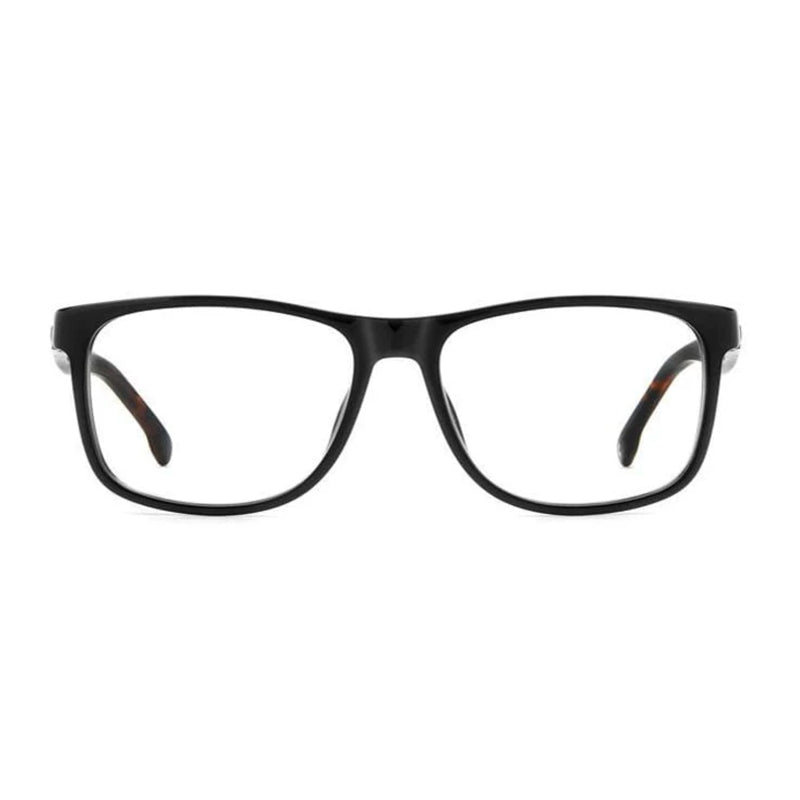 Carrera Eyeglasses Rectangle Full Rim, Black Frame and Clear Demo Lenses Lens CARRERA8889080700