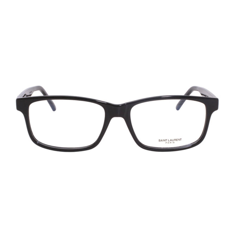 Saint Laurent Eyeglasses Rectangle Full Rim, aBlack Frame and Clear Demo Lenses Lens SL319001