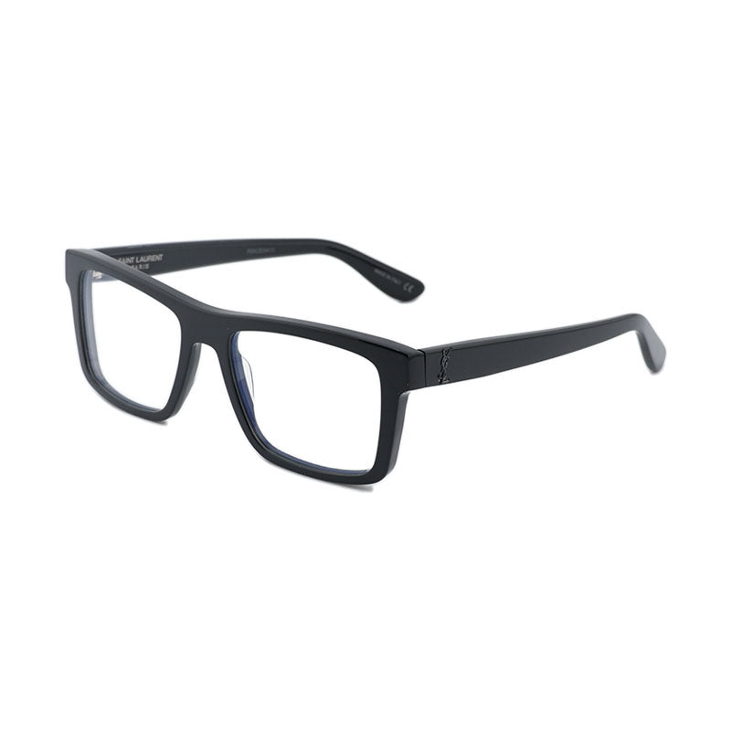 Saint Laurent Eyeglasses Cat Eye Full Rim, Black Frame and Clear Demo Lenses Lens SLM10005