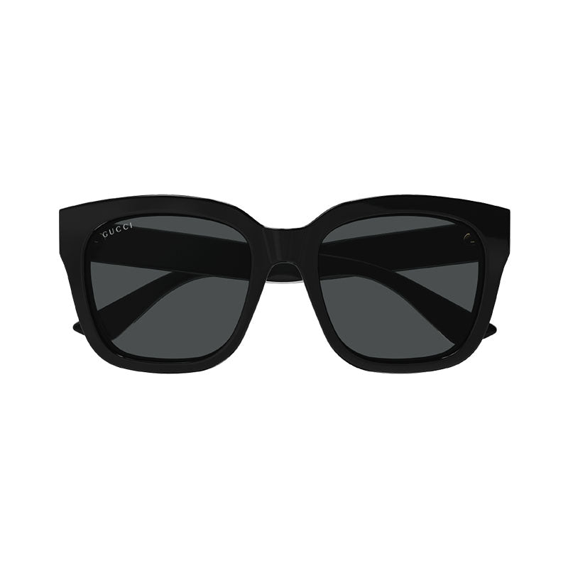 Gucci Sunglasses Square Full Rim, Black Frame and Smoke Lens GG1338S001